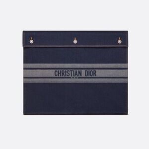 2 Dior denim jacquard clutch bag